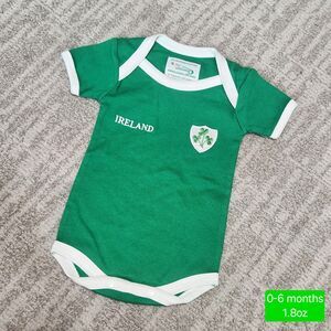 Baby Lansdowne infant short sleeve bodysuit Ireland shamrock size 0-6 months